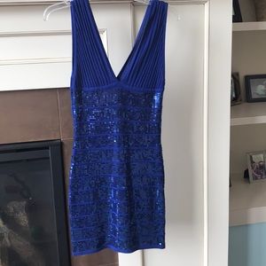 Blue Bandage Dress